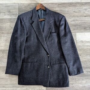 Lanvin Men's Blue 2-Button Wool Sport Coat / Blazer 42R